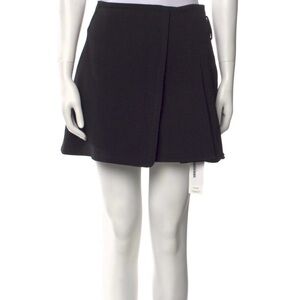 Versace Black Virgin Wool Mini Skirt Carolyn Bessette Style